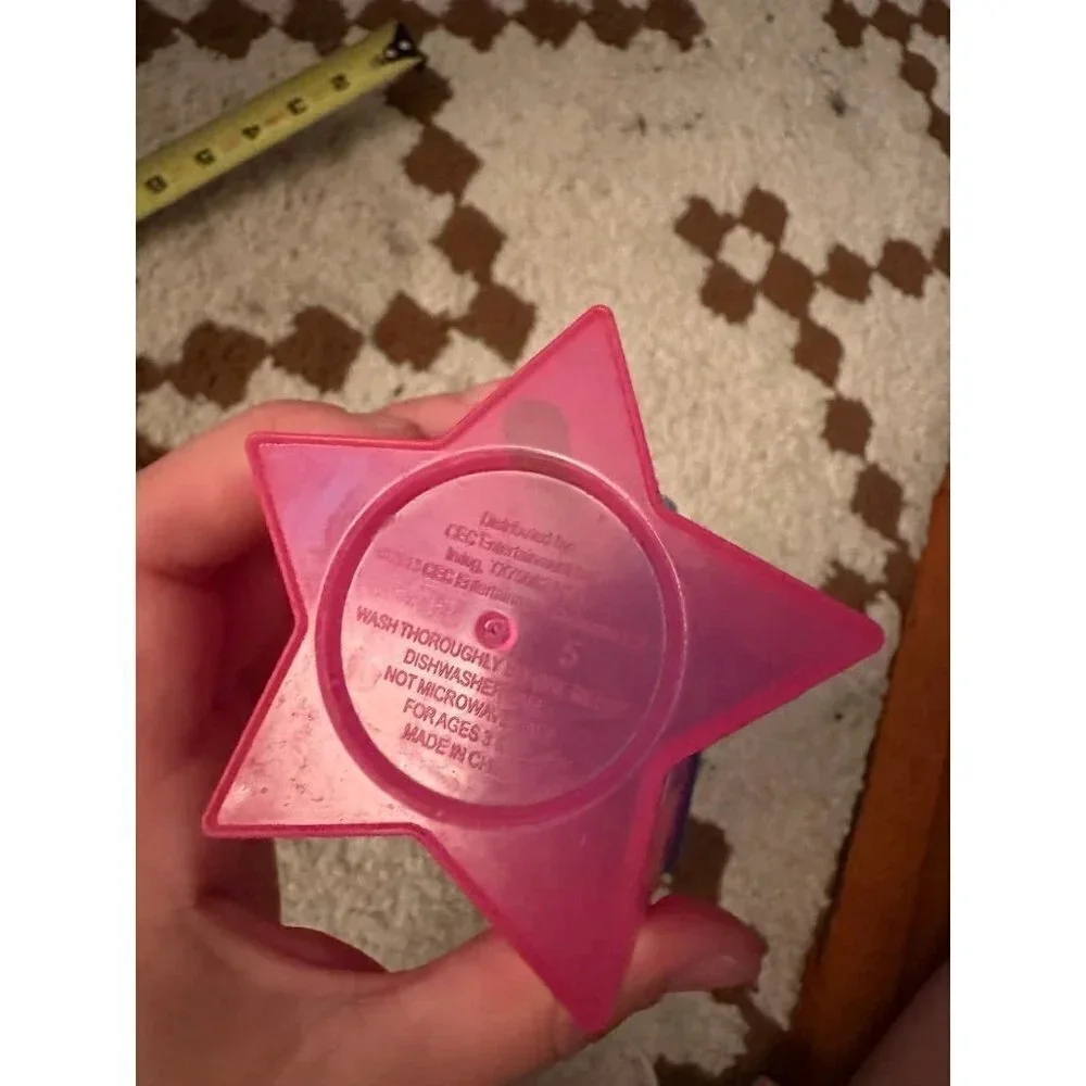 BARBIECORE blue & pink star drinking tumbler